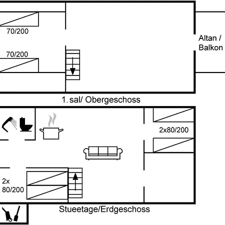 Semesterbostad Laerke - 200m From The Sea By Interhome Gudhjem